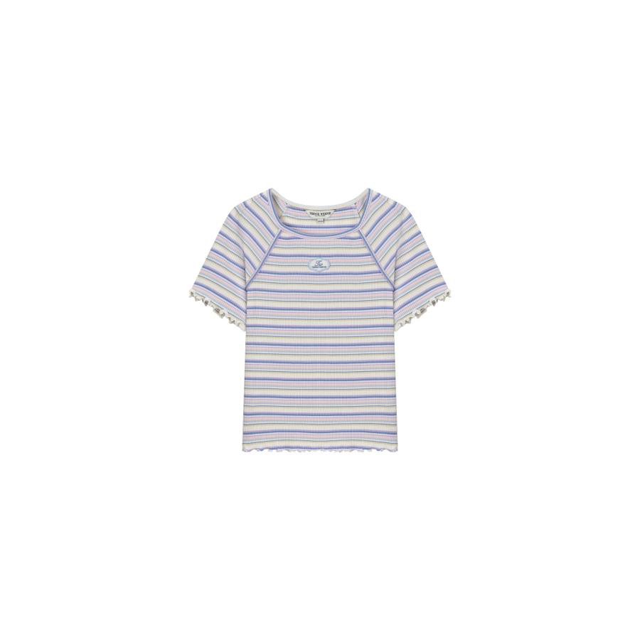 Teenie Weenie T Shirt Women's Multicolor Stripes