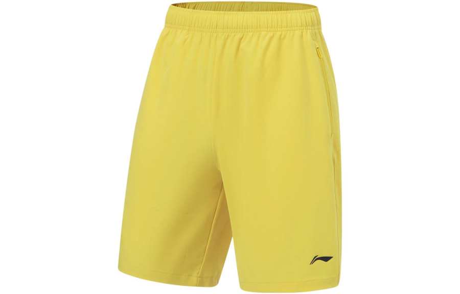 Li-Ning Li Ning Fitness Series Sports Shorts Men's Berry Yellow