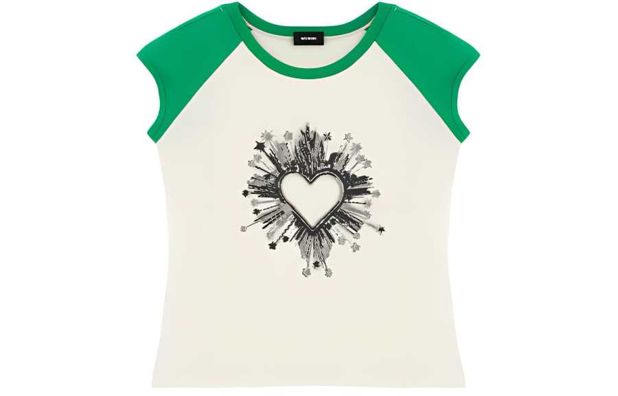 WE11DONE SS22 T Shirt Women's Green