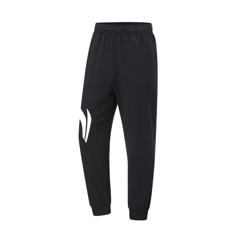 Li-Ning Li Ning Loose Fit Comfortable Versatile Thickened And Fleece Lined Casual Pants Unisex Black