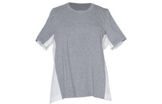 Sacai Contrast panel T shirt