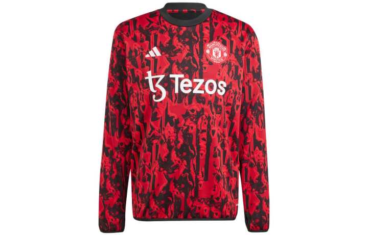 Adidas Adidas Manchester United Soccer Jerseys Men's Red Black Moderate