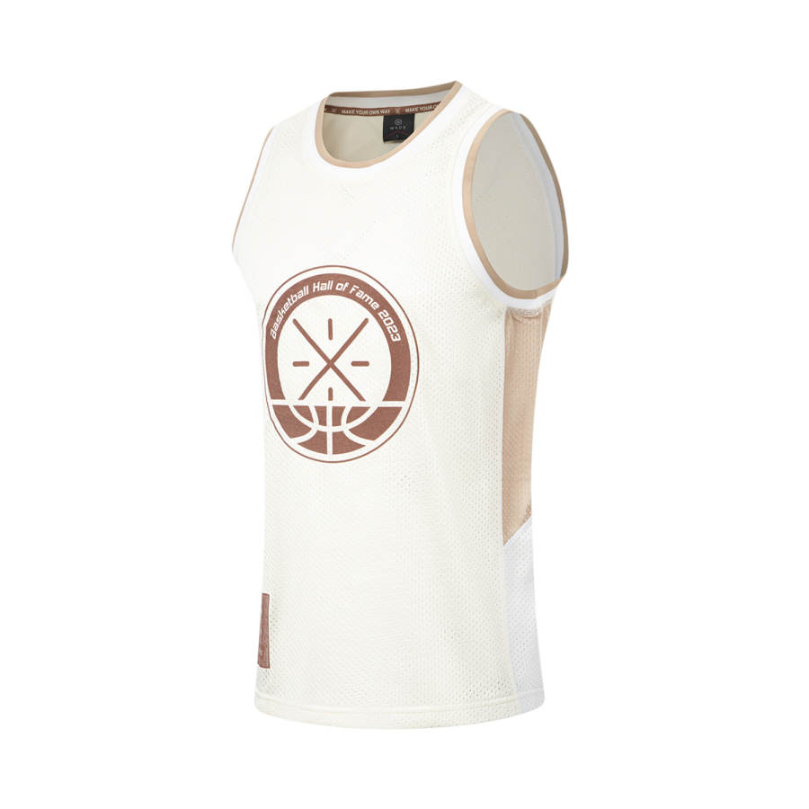 Li-Ning Li Ning Basketball Jersey Unisex Ecru