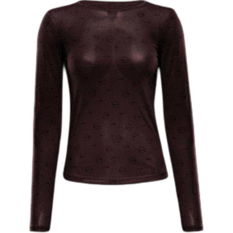 Nike Nike Sportswear T Shirt Women's Dark Purple Burgundy