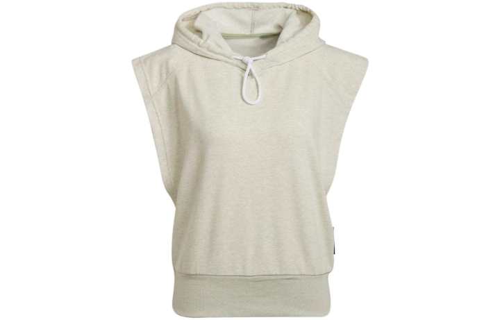 Adidas Adidas Crop Tops Women's Light Green Hooded Moderate