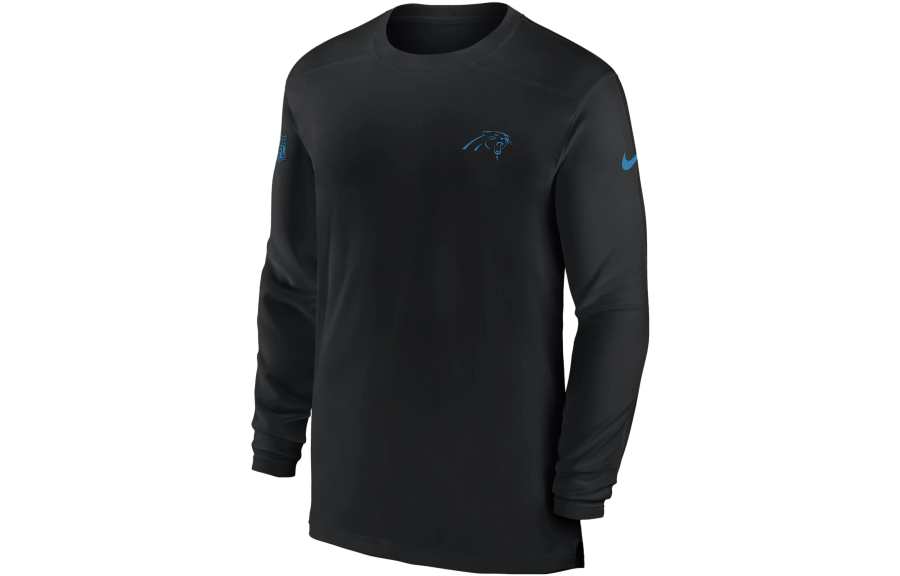 Nike Nike Carolina Panthers Sideline Coach Men's Nike Dri FIT Nfl Long Sleeve Top