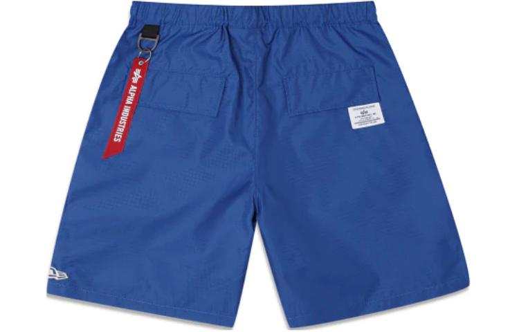New Era x Alpha Industries Golden State Warriors Casual Shorts Unisex Blue