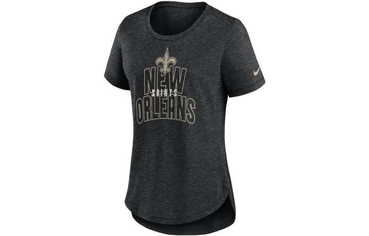 Nike Nike T Shirts Women's Black Crew Neck Moderate Straight Fit