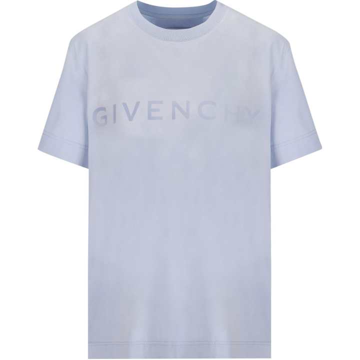 Givenchy Givenchy T Shirts Women's Blue Crew Neck Moderate Straight Fit