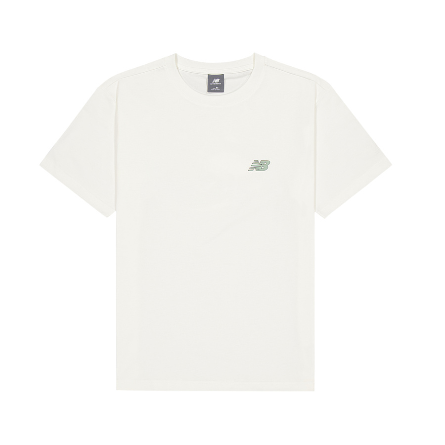 New Balance New Balance T Shirt Unisex Sea Salt White