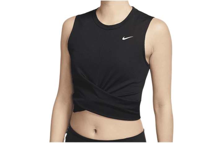 Nike Nike Crop Tops Women's Black Crew Neck Moderate
