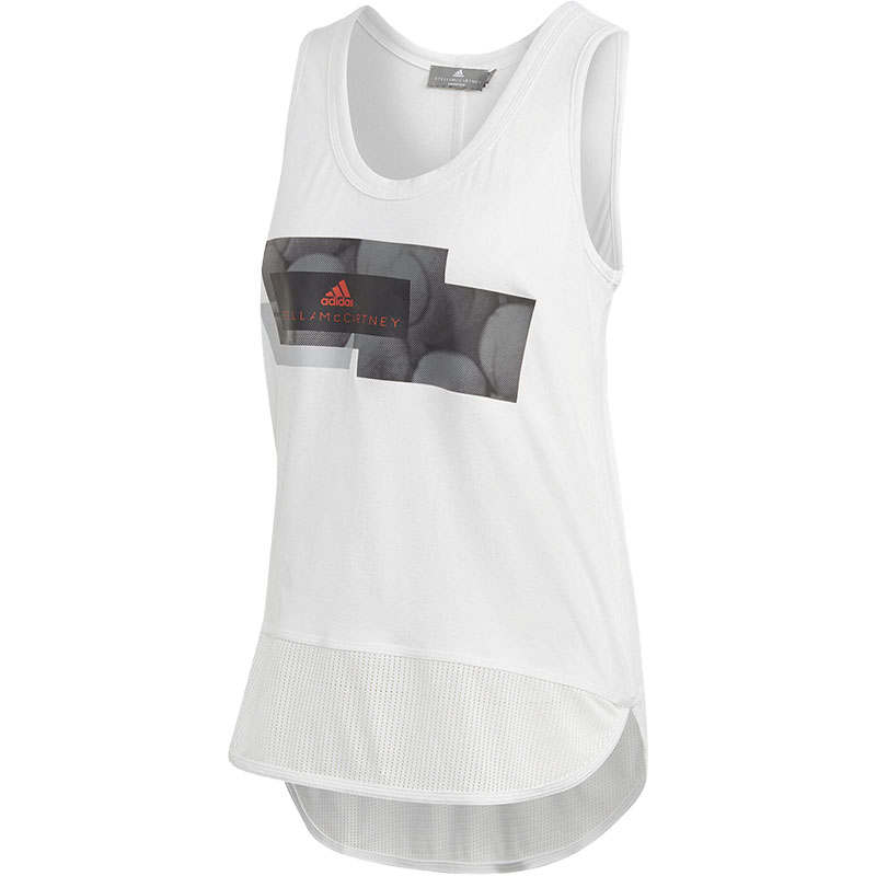 Adidas Adidas Tank Tops Women's White Crew Neck Moderate Other