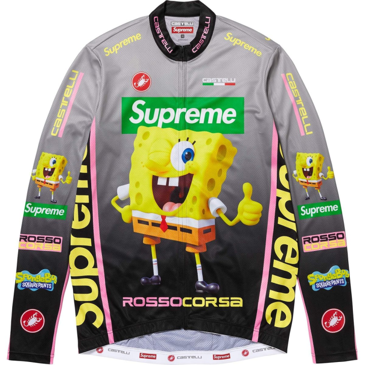 Supreme Supreme x SpongeBob SquarePants x Castelli® printed cycling top