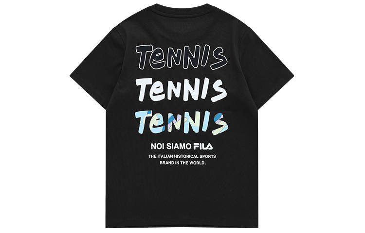 FILA FUSION T Shirt Women's Pitch Black