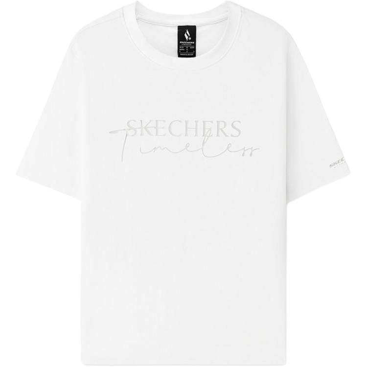 Skechers T Shirt Women's Bright White/0019