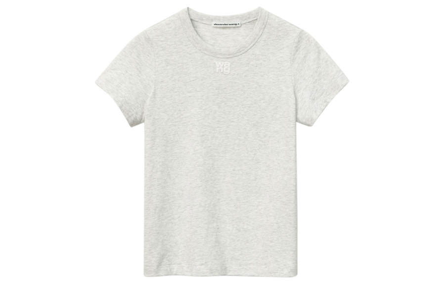 Alexander Wang T Shirts Women's Gray Crew Neck Moderate