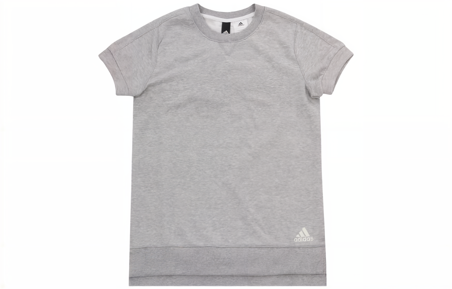 Adidas Adidas T Shirts Women's Gray Crew Neck Moderate Other