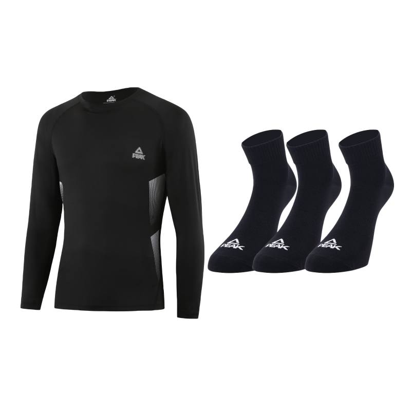 PEAK PEAK Fitness Sets Men's Crew Neck Thin
