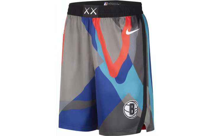 Nike Nike Swingman Brooklyn Nets 2023/24 City Edition Basketball Shorts Men's Multicolor