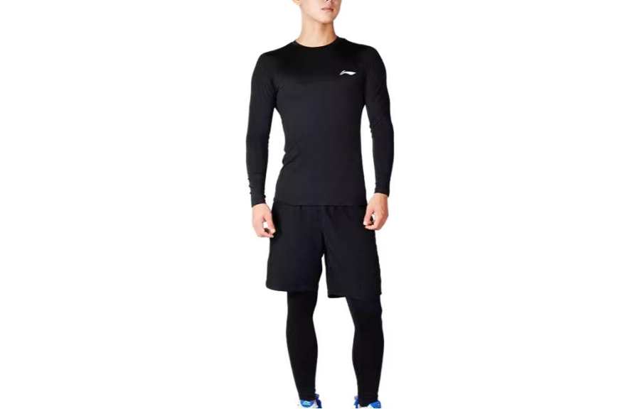 Li-Ning Li Ning Fitness Sets Men's Crew Neck Moderate