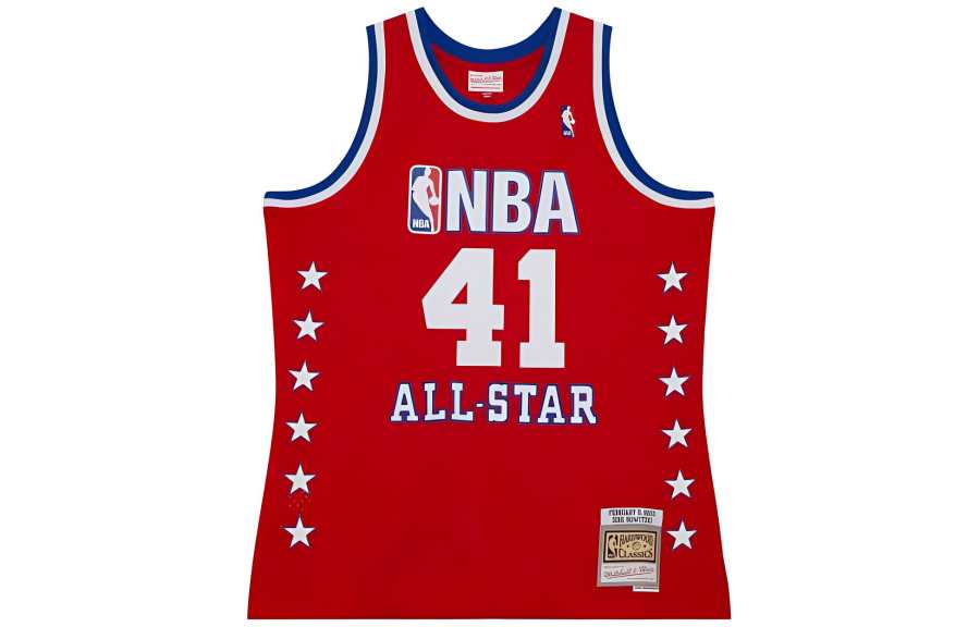 Mitchell Ness Mitchell Ness Basketball Jerseys Unisex Red Moderate Other