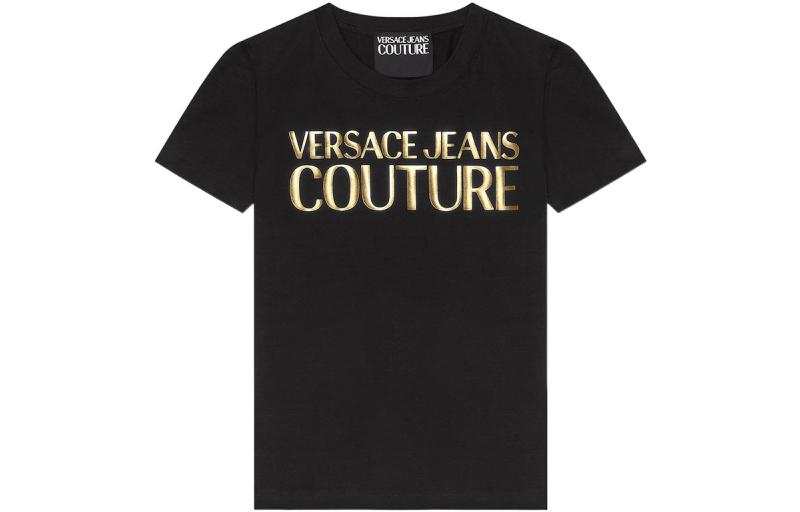 VERSACE JEANS COUTURE SS22 T Shirt Women's Black
