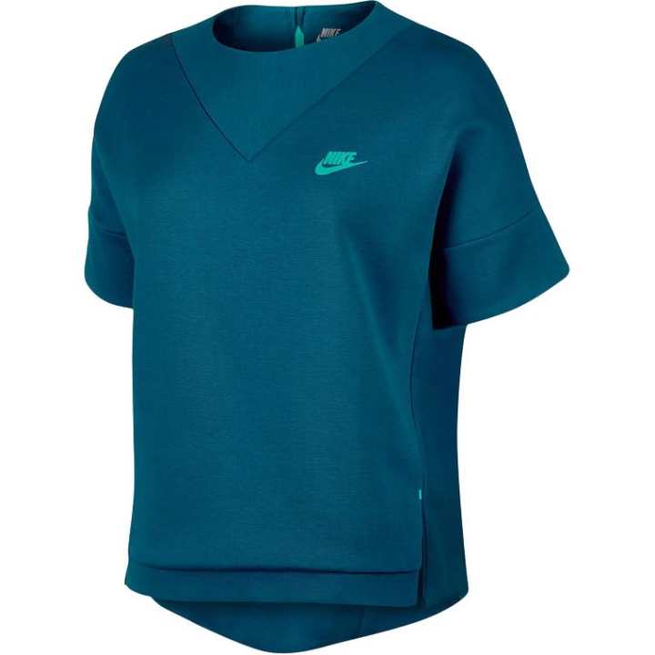 Nike Nike T Shirts Women's Green Crew Neck Moderate