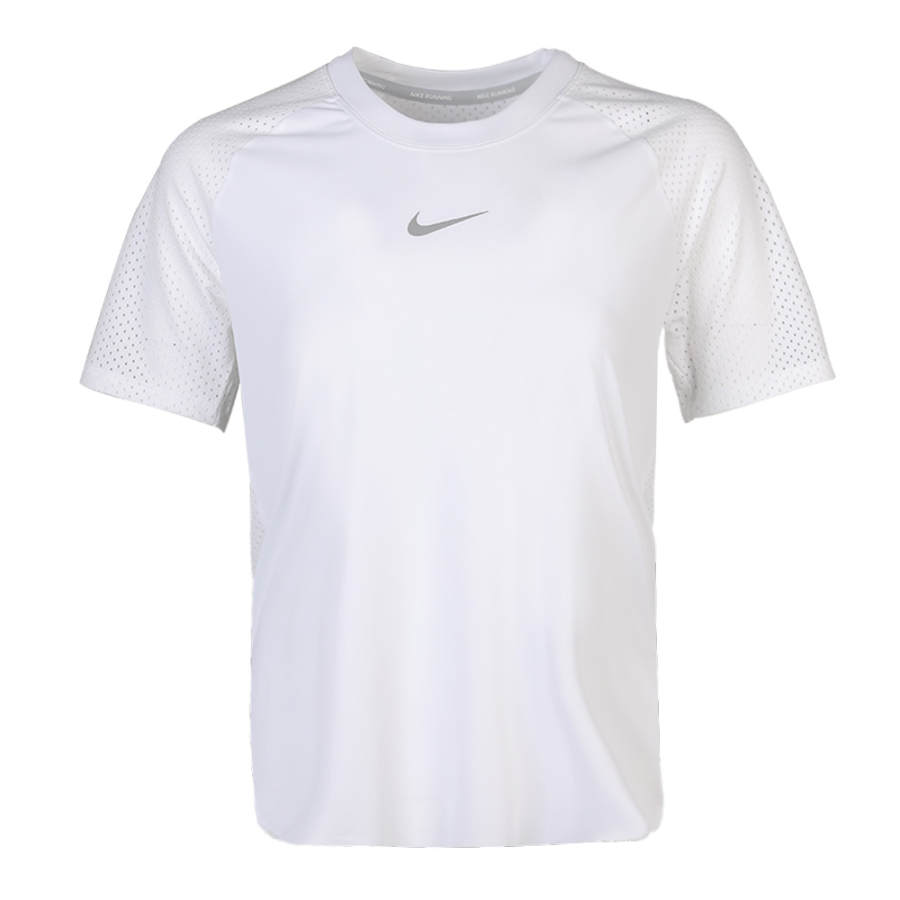 Nike Nike T Shirts Women's White Crew Neck Moderate Straight Fit