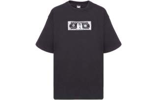 Yohji Yamamoto SS21 Drop Shoulder Sleeve T Shirt Women's Black