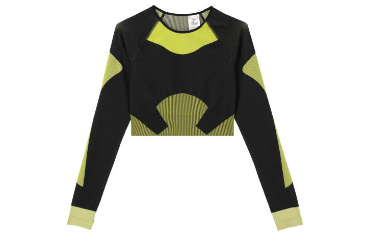 Adidas Adidas Crop Tops Women's Multicolor Crew Neck Moderate