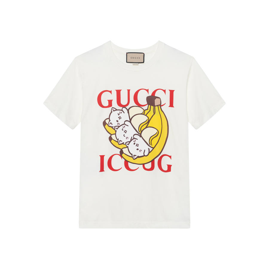 GUCCI x Bananya T Shirt Women's White