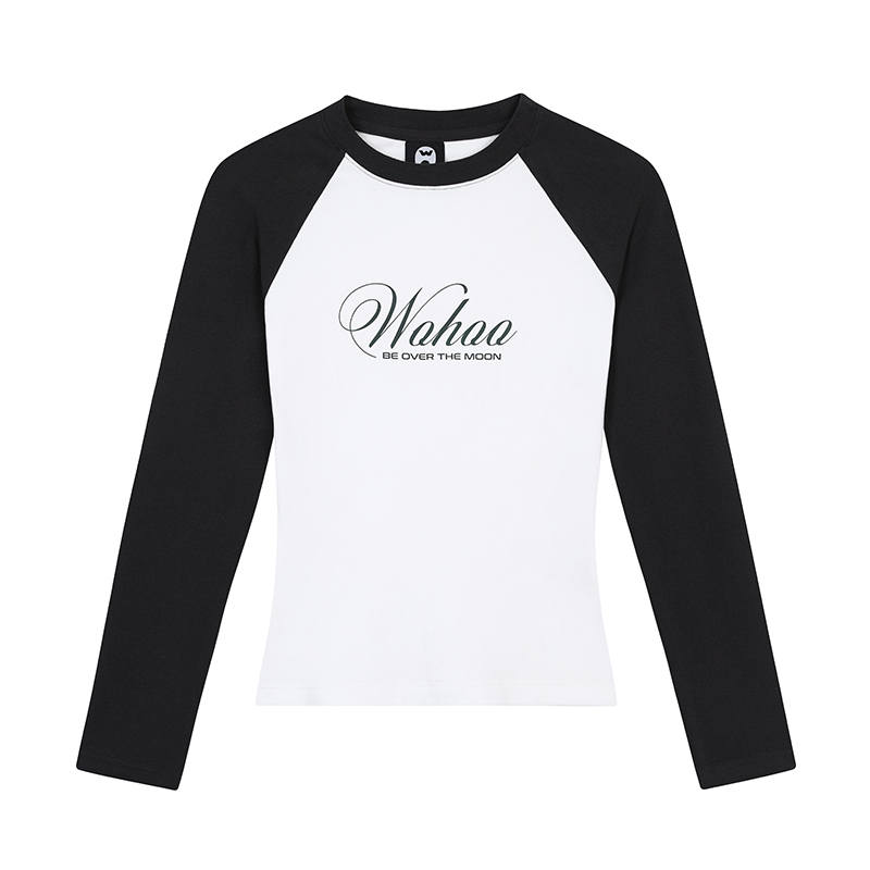 WOHOO Raglan Sleeve T Shirt Women's