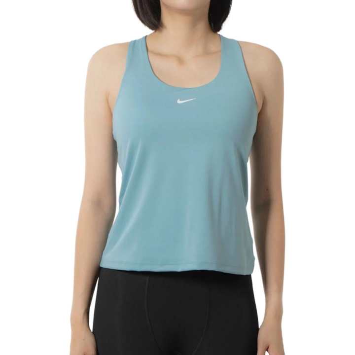 Nike Nike Tank Tops Women's Blue Crew Neck Moderate Straight Fit