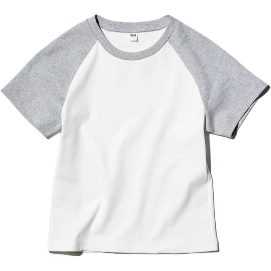 UNIQLO Raglan Sleeve T Shirt Women's Gray