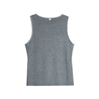ELLE Tank Top Women's Medium Gray