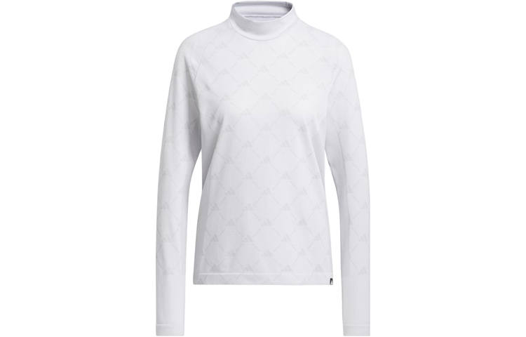 Adidas Adidas Ultimate365 T Shirts Women's White Half Turtleneck Moderate Straight Fit