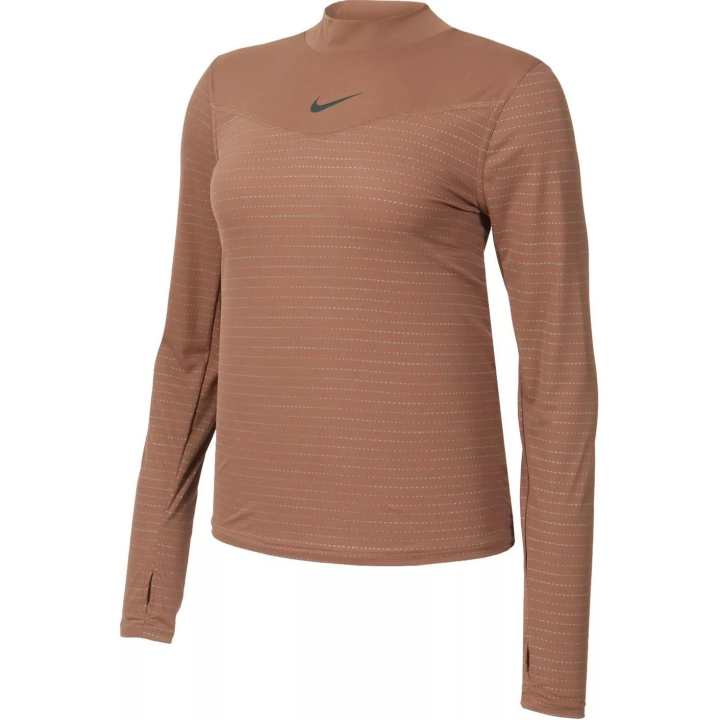 Nike Nike T Shirts Women's Brown Half Turtleneck