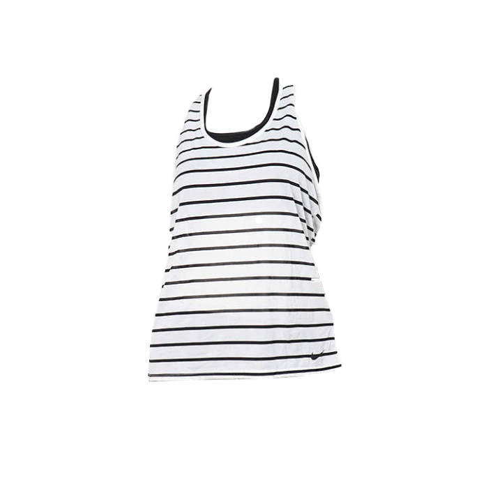 Nike Nike Tank Tops Women's White U Neck Moderate Racerback