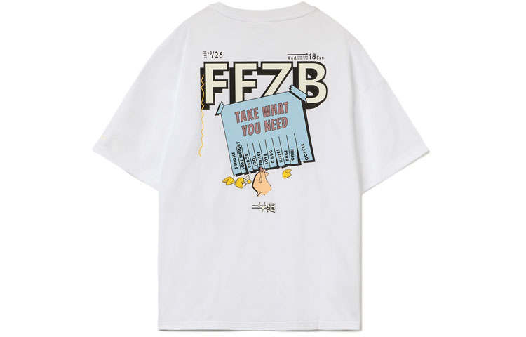 Li-Ning Li Ning Sports Fashion Collection T Shirts Women's White Crew Neck Moderate Straight Fit