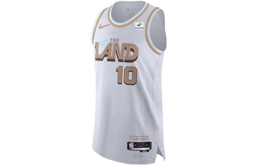 Nike Nike City Collection Basketball Jerseys Men's White Moderate Straight Fit