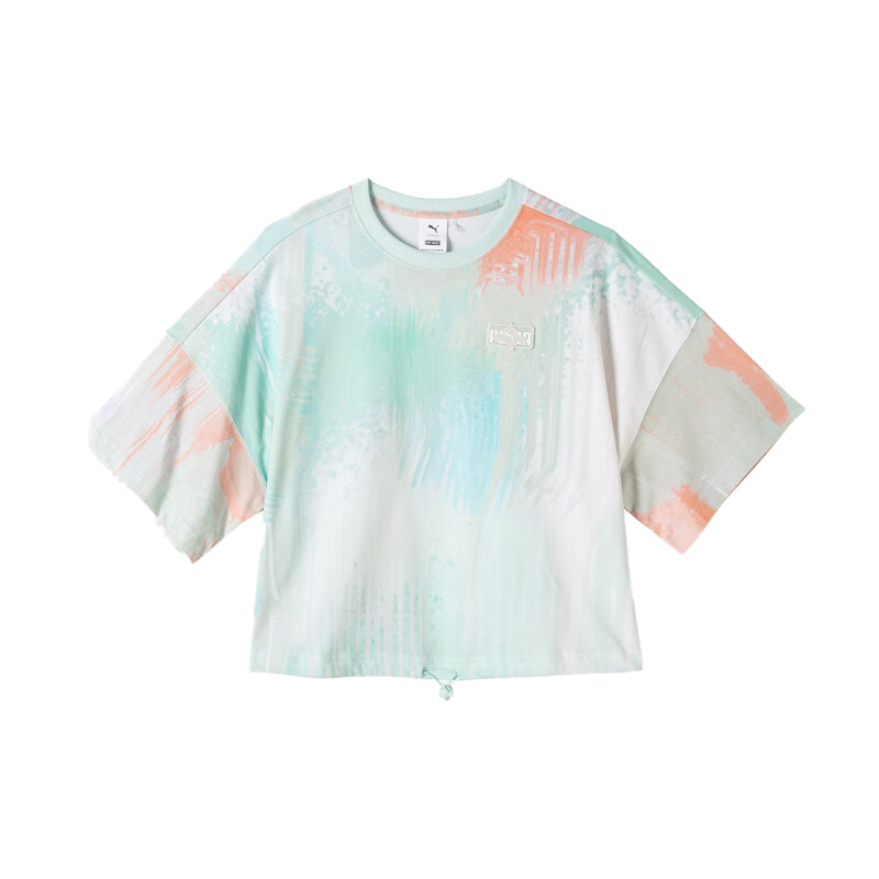 PUMA x POP MART T Shirt Women's White Full Print