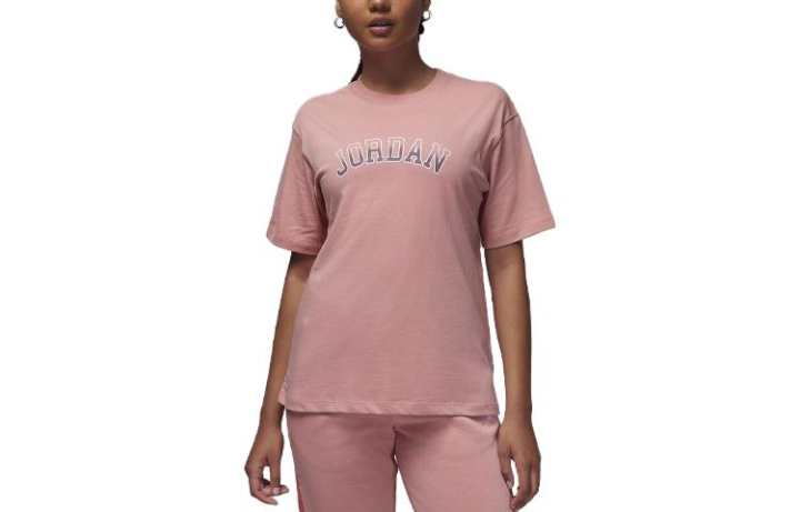 Jordan Jordan Drop Shoulder Sleeve T Shirt Women's Pink