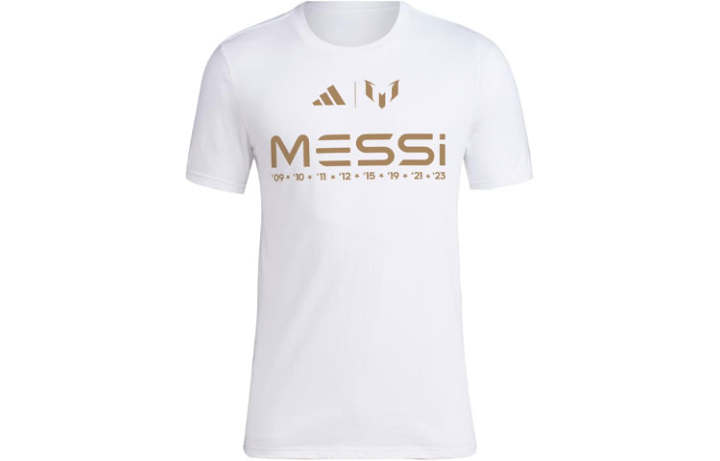 Adidas Adidas Messi Soccer Jerseys Men's White Moderate Straight Fit