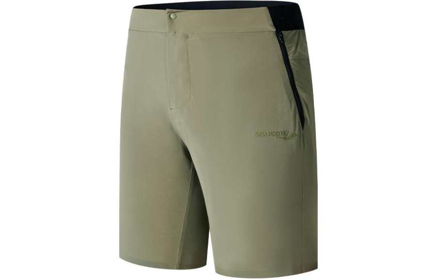 Saucony Sports Shorts Men's Willow Green Moderate