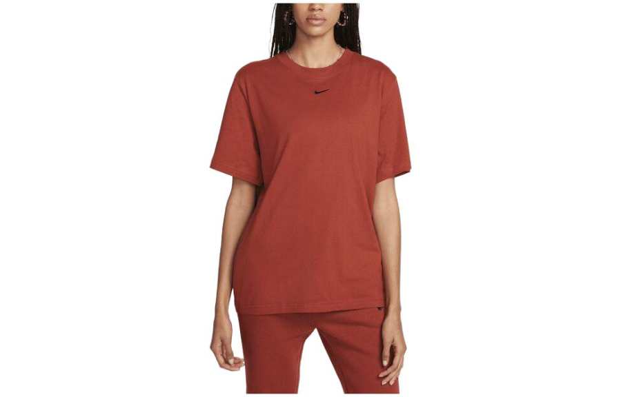 Nike Nike T Shirts Women's Orange Crew Neck Moderate Other