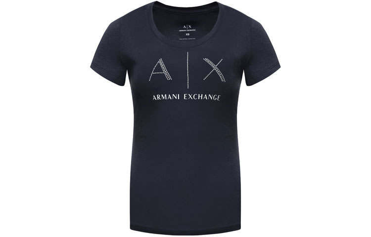ARMANI EXCHANGE ARMANI EXCHANGEAE T Shirt Women's Navy Blue