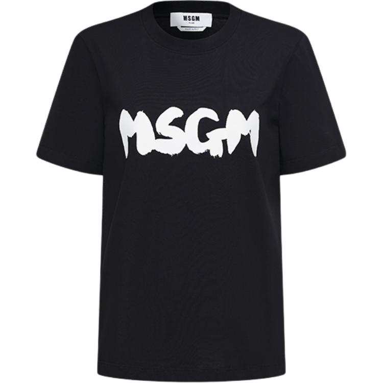MSGM Msgm Logo Printed Crewneck T-Shirt