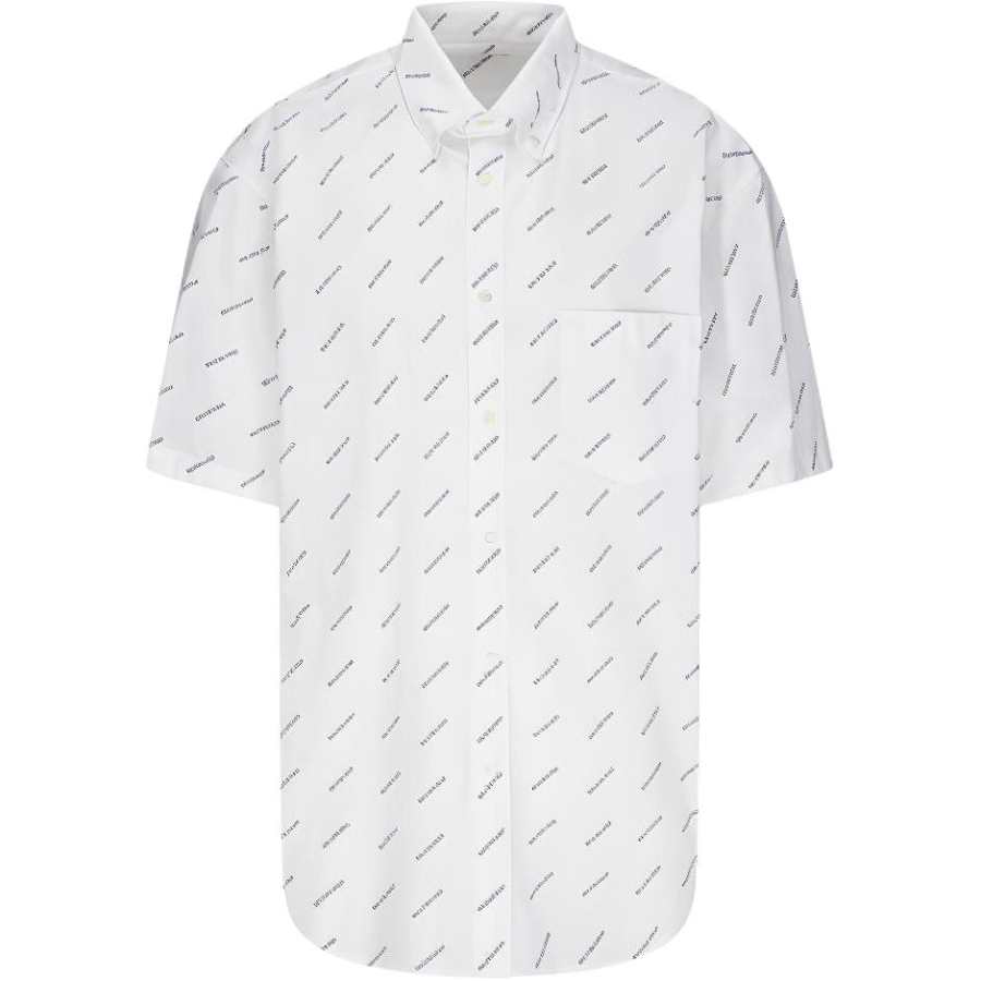 Balenciaga Shirt Regular Fit Men's White