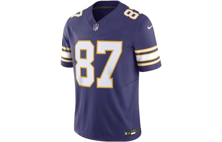 Nike Nike Soccer Jerseys Men's Purple Moderate Straight Fit
