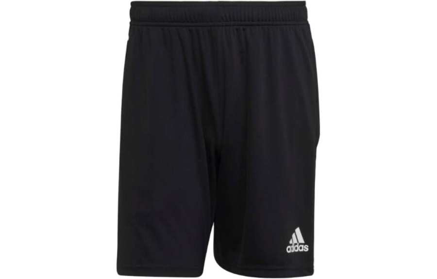 Adidas Adidas Soccer Bottoms Men's Black Moderate Straight Fit Pants